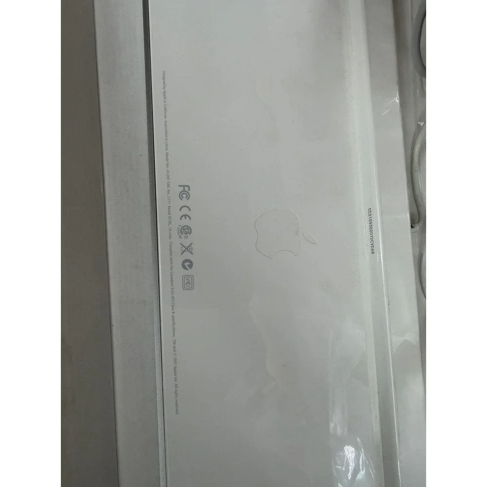 Apple Wired Keyboard with Numeric Keypad Aluminum Model A1243 Low Profile